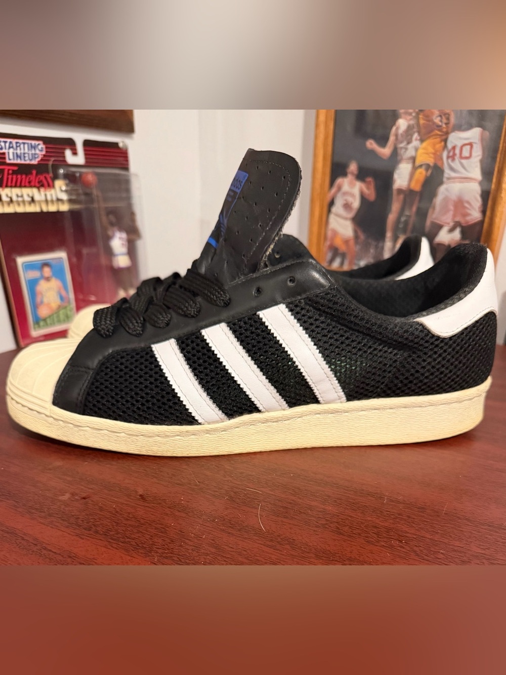 Adidas Superstar Size 11.5 International Release Black/Natural